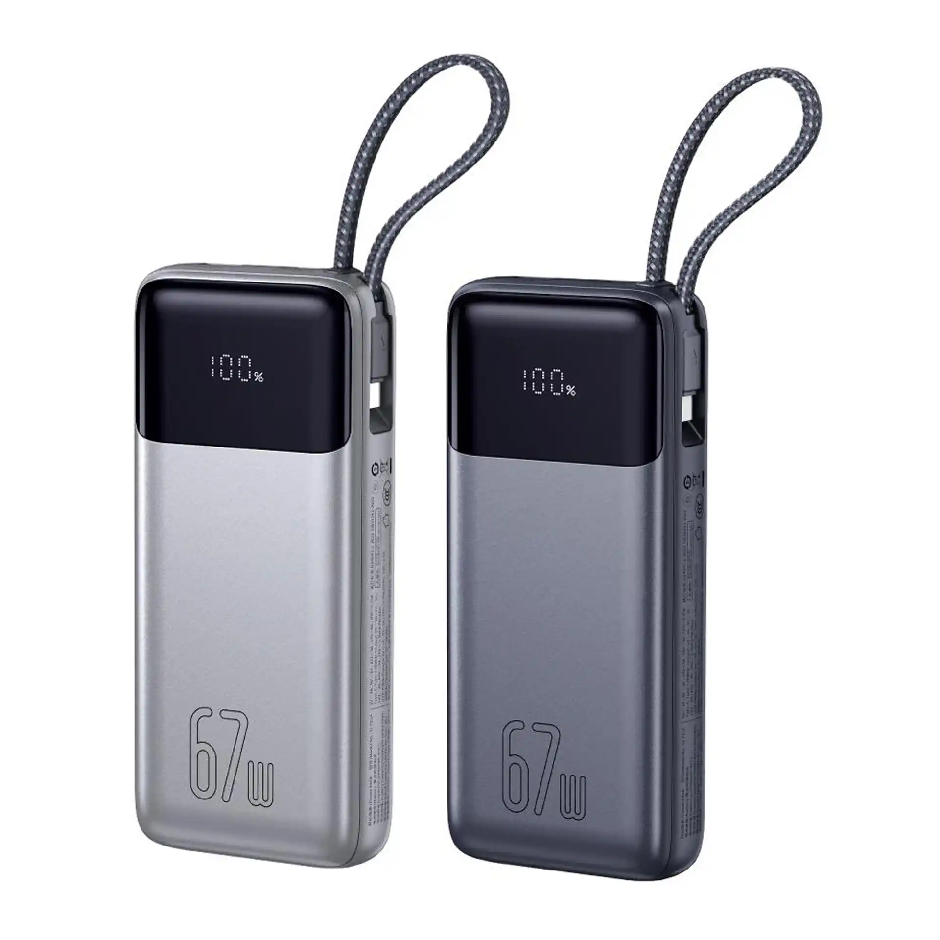 WOP21 67W PD Fast Charging Power Bank 20000mAh, high power output for laptops, ABS+PC shell, 74Wh battery energy